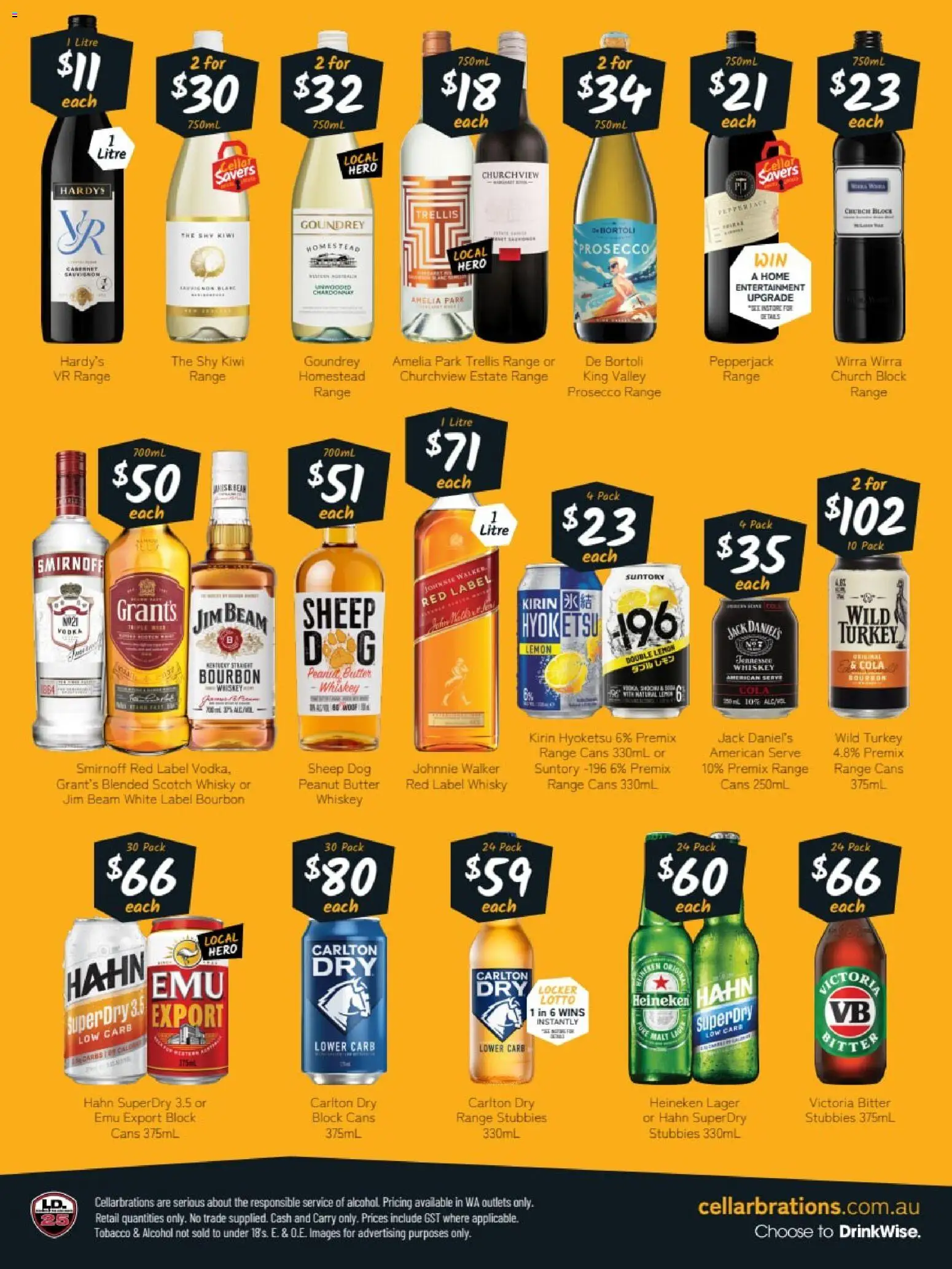 Cellarbrations catalogue - valid from 07/09/2026 | Page: 2 | Products: Jim Beam, Butter, Vodka, Scotch