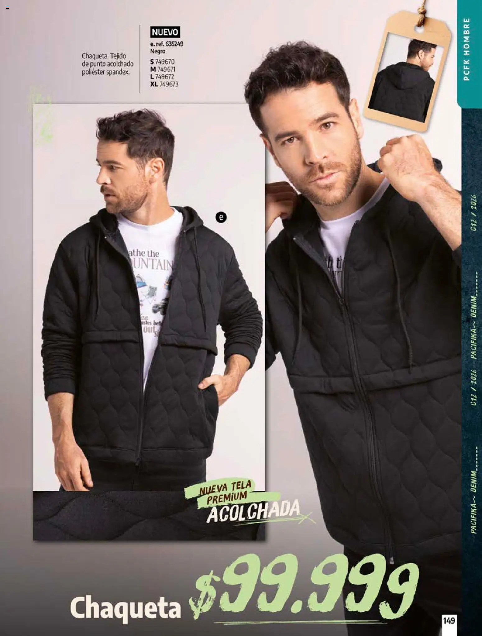 Pacifika revista - valida desde el 12/07/2026 | Página: 149 | Productos: Chaqueta