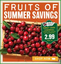 Preview of Lowes Foods weekly ads valid from 07/01/2026 | Page: 3 | Products: Cherries, Fruits