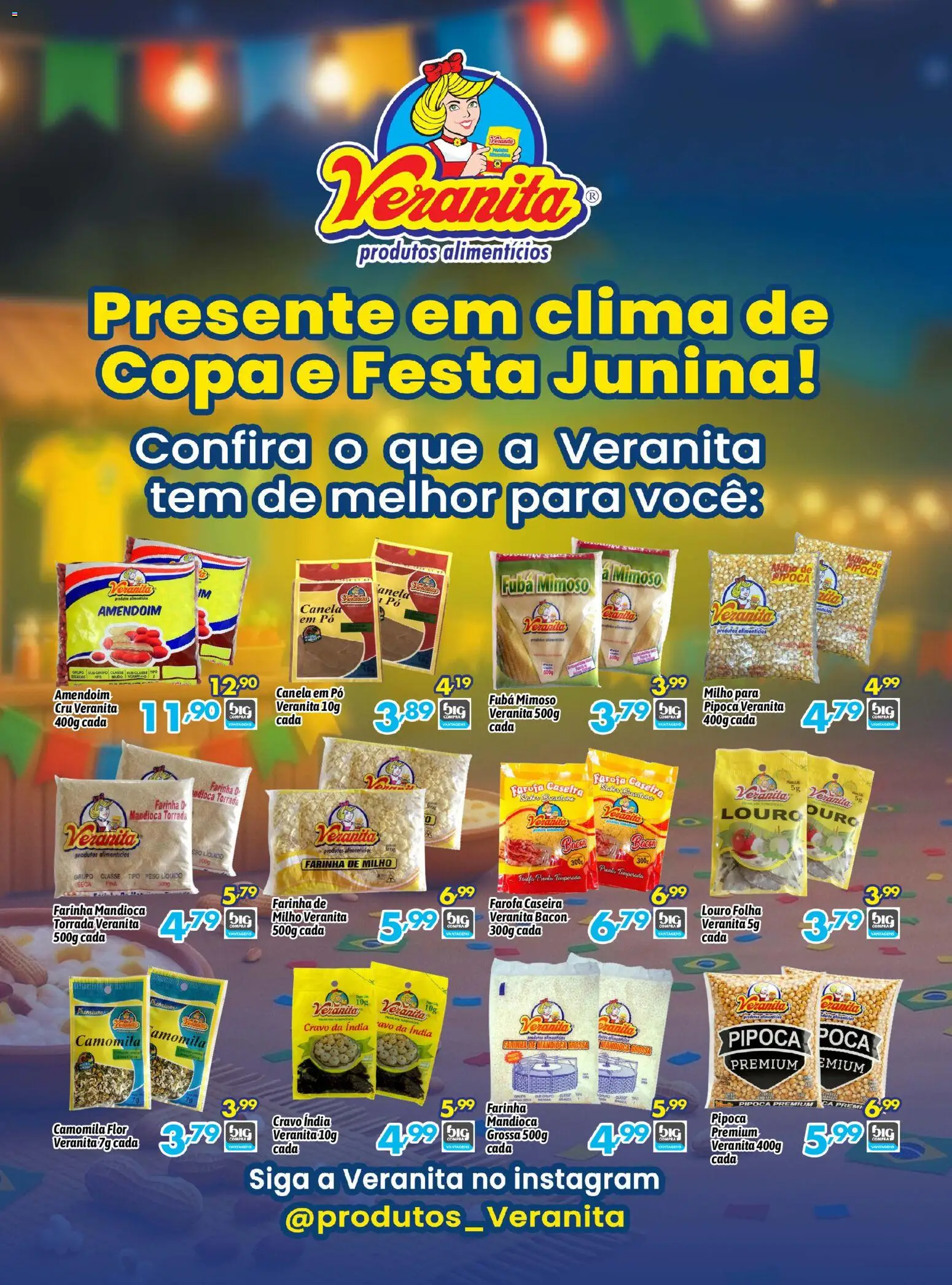 Big Compra Folheto - válido de 05.06.2026 | Página: 2 | Produtos: Mandioca, Pó, Farofa, Canela