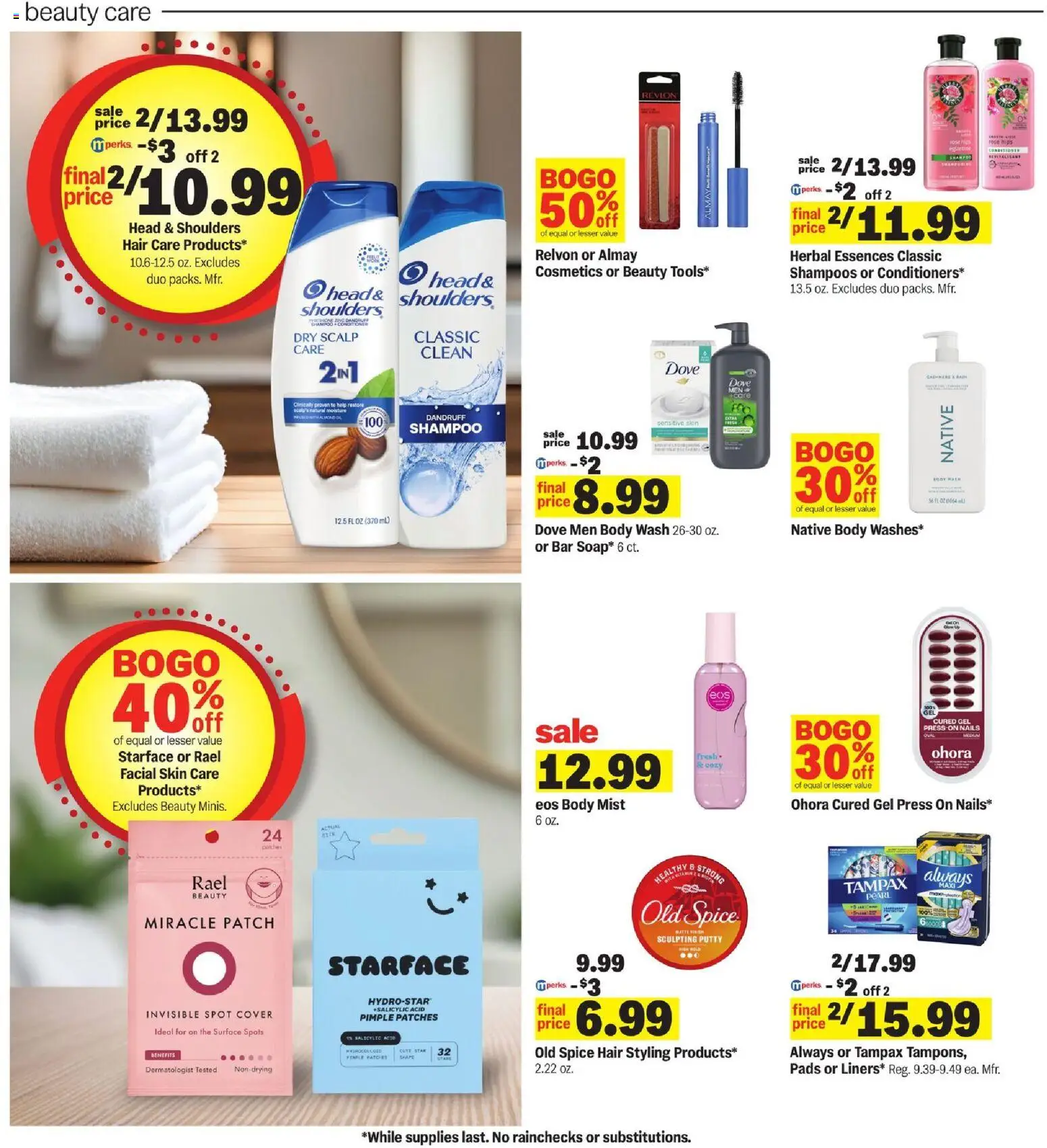 Meijer Weekly Ad - valid from 09/30/2026 | Page: 24 | Products: Press, Shampoo, Pads, Body Wash