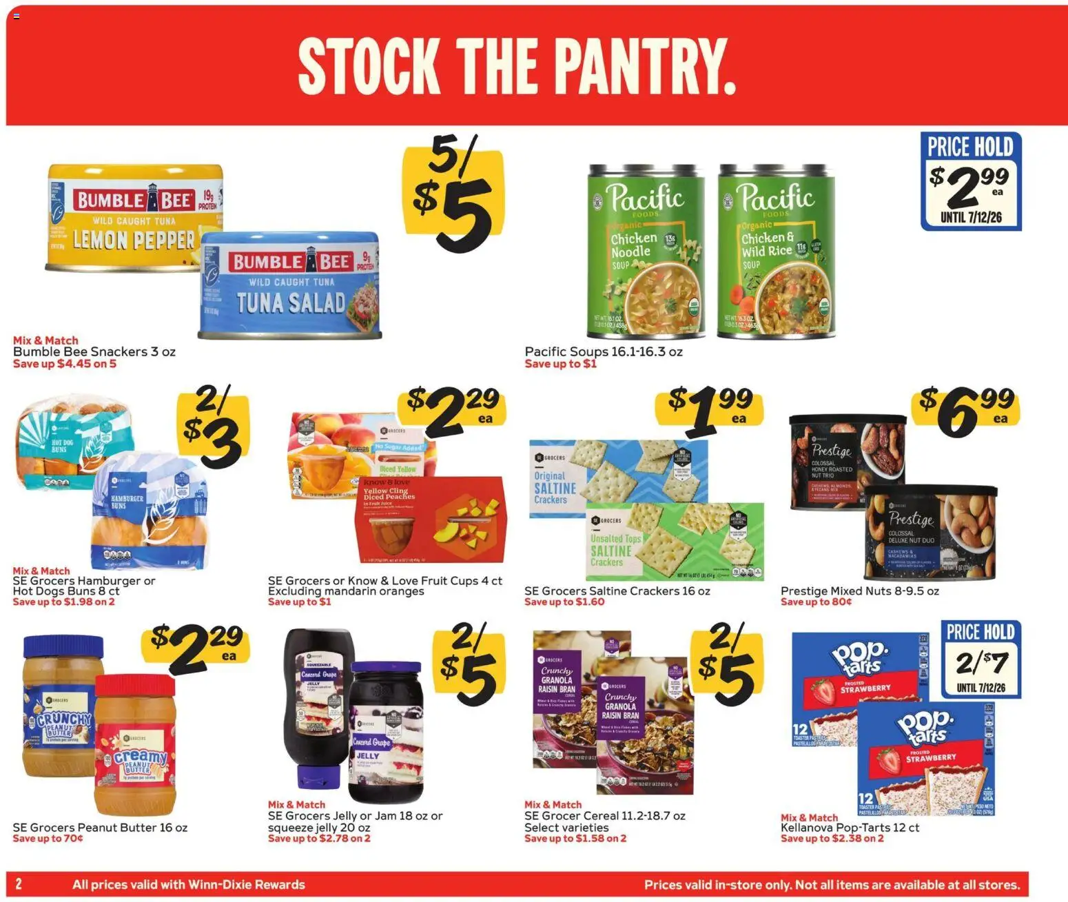 Winn Dixie Ad - valid from 27.05.2026 | Page: 2 | Products: Butter, Juice, Oranges, Salad