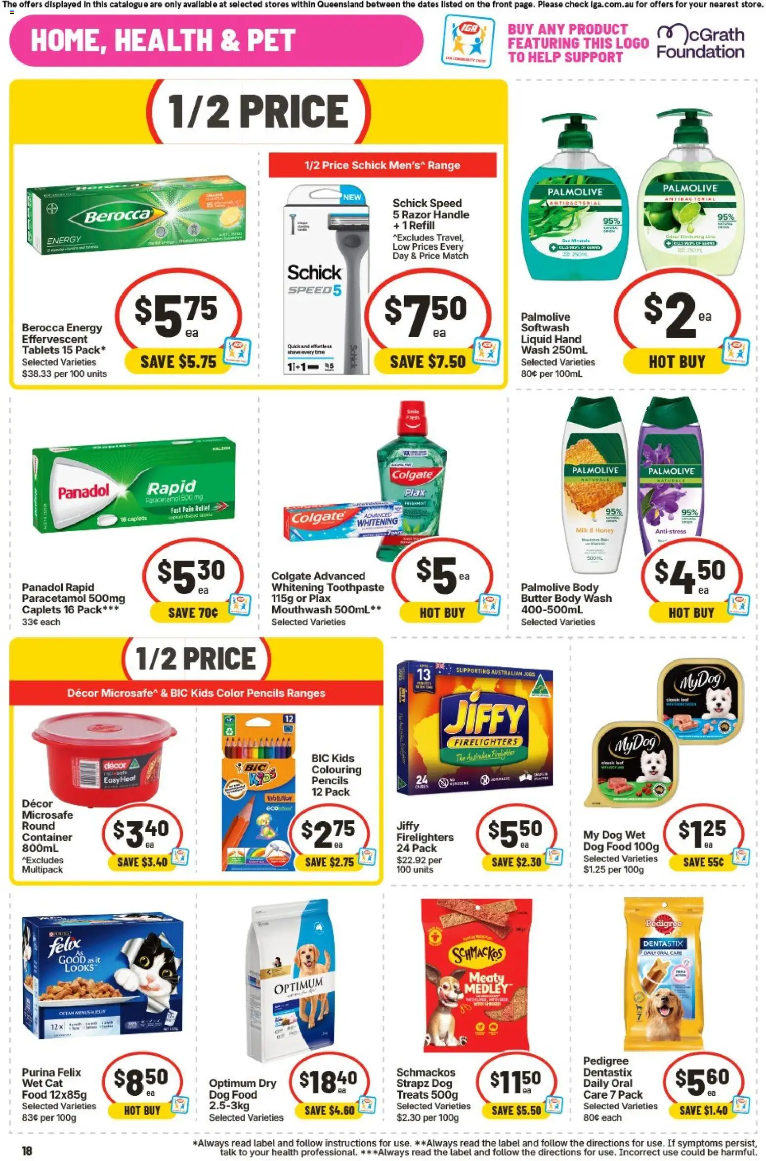 IGA catalogue - valid from 16/09/2026 | Page: 15 | Products: Food, Body butter, Razor, Pain relief