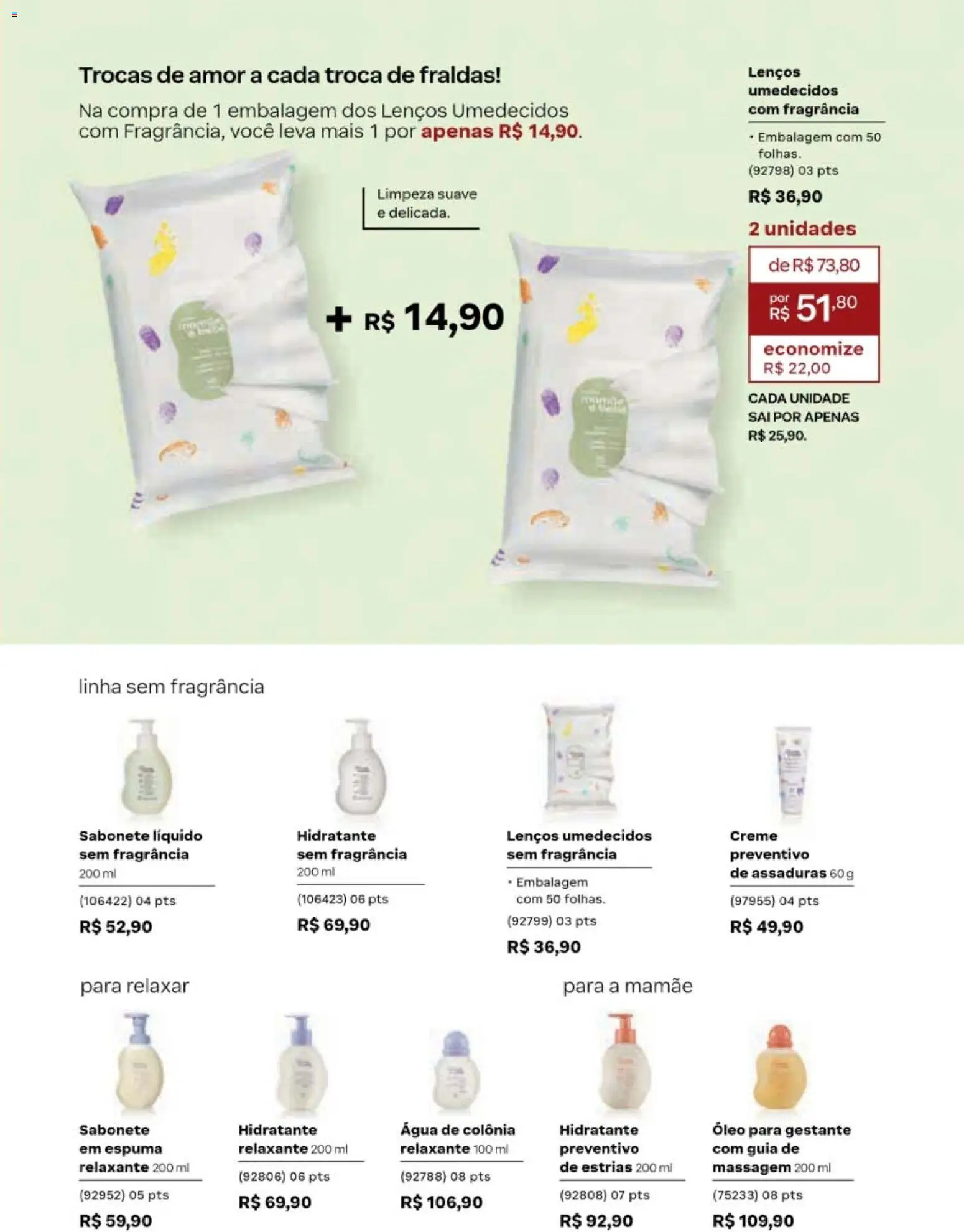 Natura Folheto - válido de 19/07/2026 | Página: 157 | Produtos: Água de colônia, Fragrância, Creme, Sabonete líquido