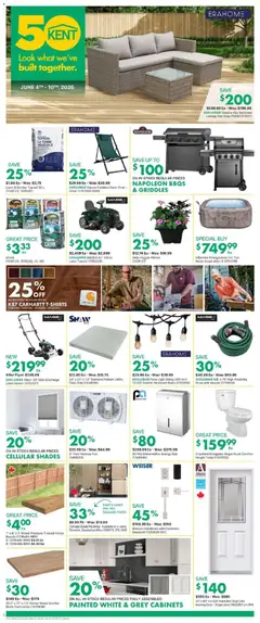 Preview of Kent weekly flyer / circulaire from shop Kent valid from 04.06.2026 | Page: 3 | Products: Fan, Mower, Deck chair, Chair