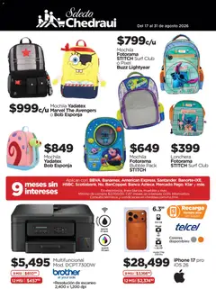 Vista previa de Chedraui folleto Ofertas, nuevo folleto de la tienda, válido en México a partir del 17/08/2026