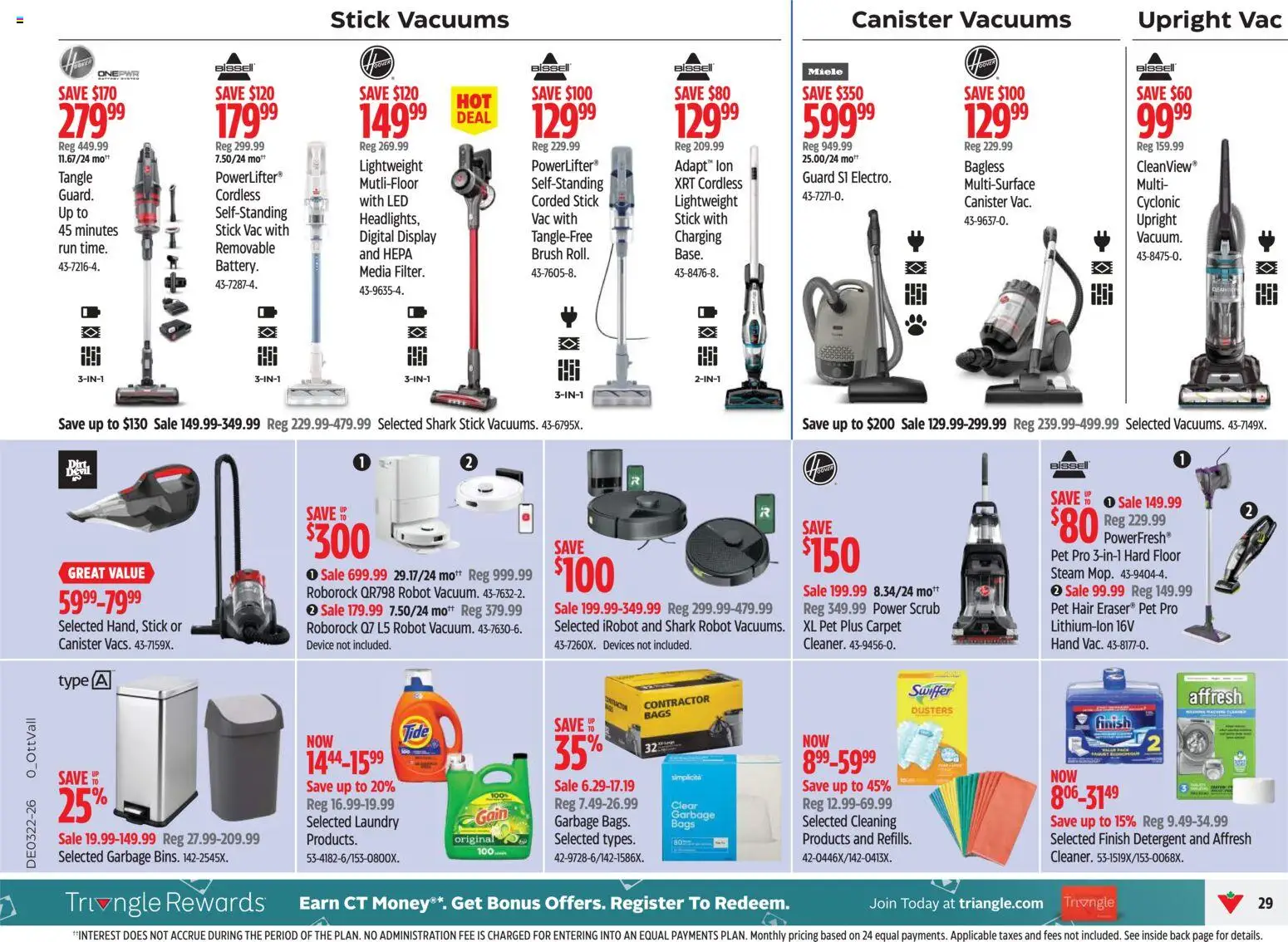 Canadian Tire flyer valid from 28.05.2026 | Page: 28 | Products: Robot, Brush, Detergent, Carpet