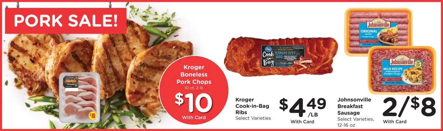 Kroger Weekly Ad - valid from 07/08/2026 | Page: 11 | Products: Pork, Sausage