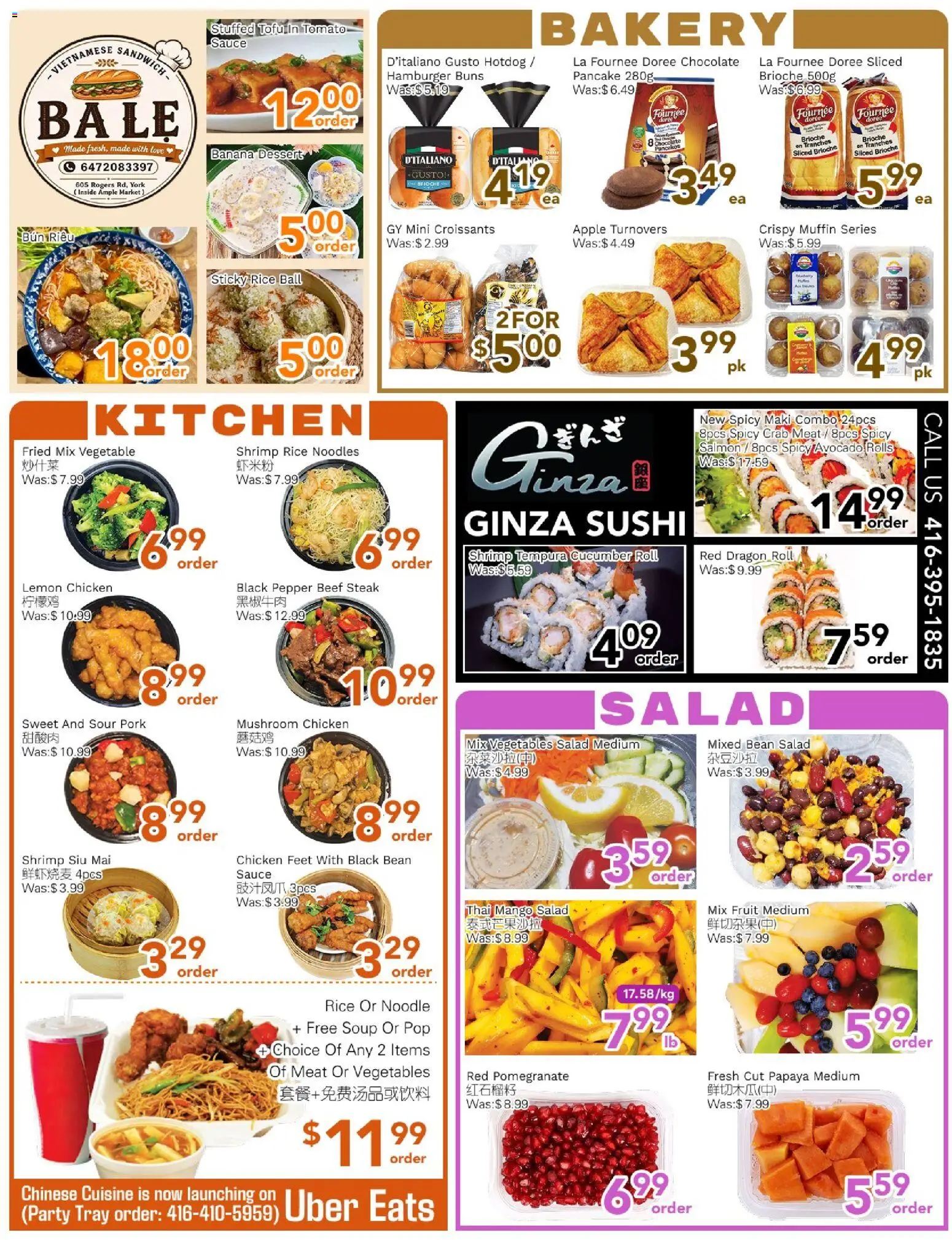 Ample Food Market flyer valid from Jun 26, 2026 | Page: 2 | Products: Rice, Noodles, Salad, Bakery