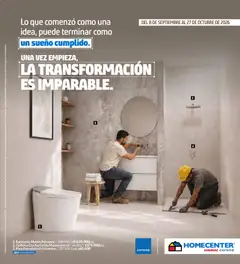 Homecenter catálogo -  Vista previa de la revista de la tienda Homecenter valido desde el 08/09/2026