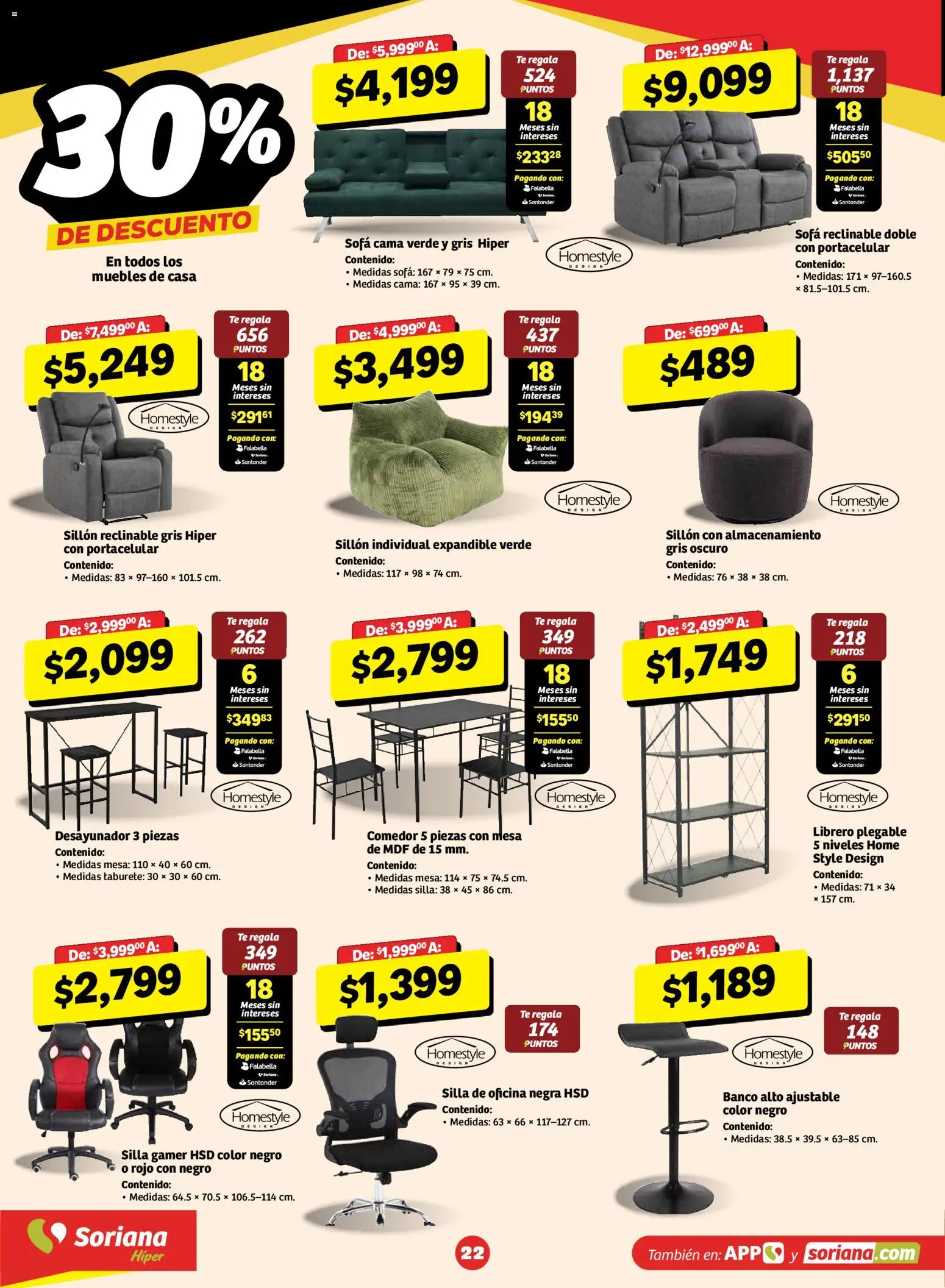 Nuevas ofertas de Soriana válidas en toda la República Mexicana desde el 30/10/2026. ¡Encuentra las mejores ofertas en Soriana Buen Fest! | Página: 22