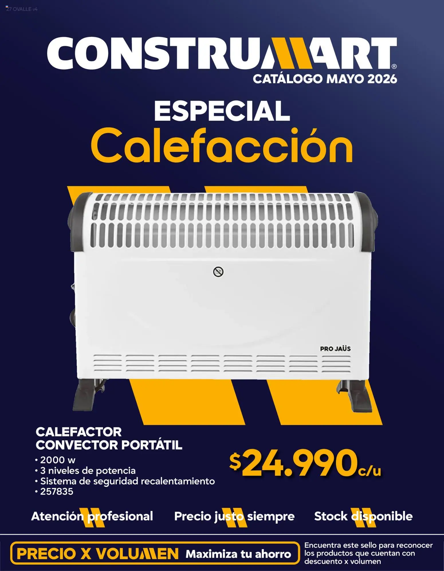 Construmart Ofertas │ válido desde el 01.05.2026 | Página: 1 | Productos: Convector
