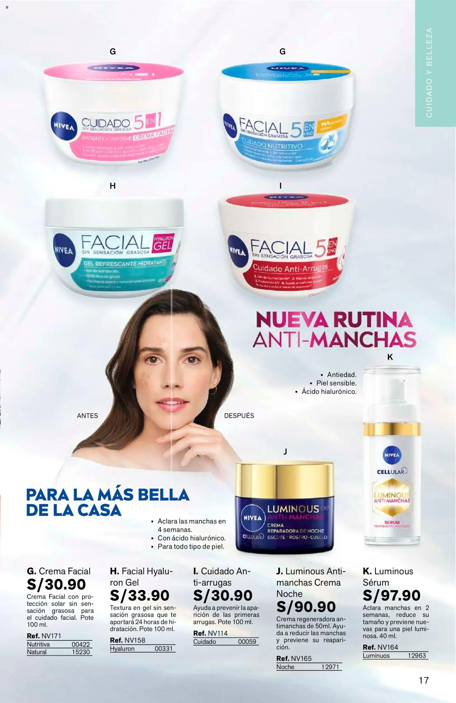 Catálogo Leonisa válido desde 24/08/2026 | Página: 17 | Productos: Ron, Té, Crema