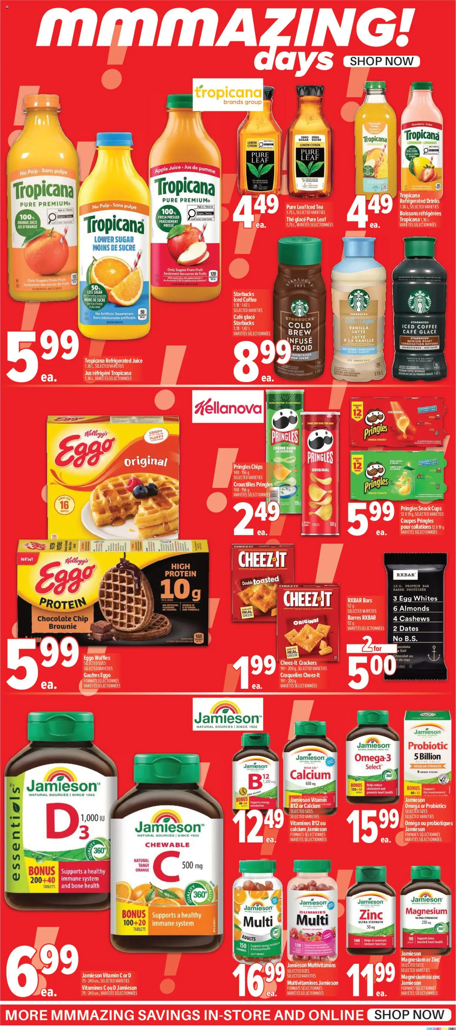 Metro flyer valid from Jul 2, 2026 | Page: 3 | Products: Tea, Chips, Cream, Juice