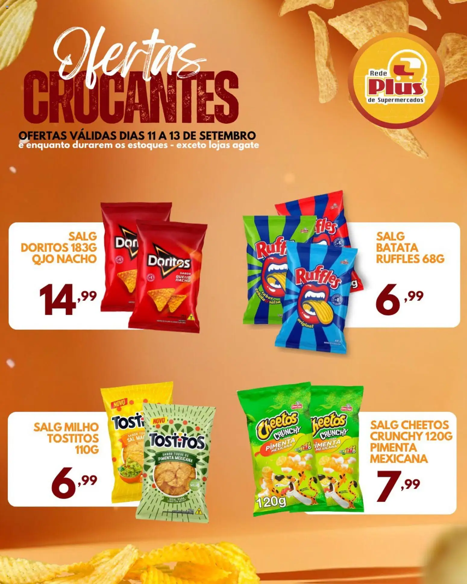 Rede Plus Supermercados Folheto - válido de 11/09/2026 | Página: 3 | Produtos: Pimenta, Salsa, Batata, Sal