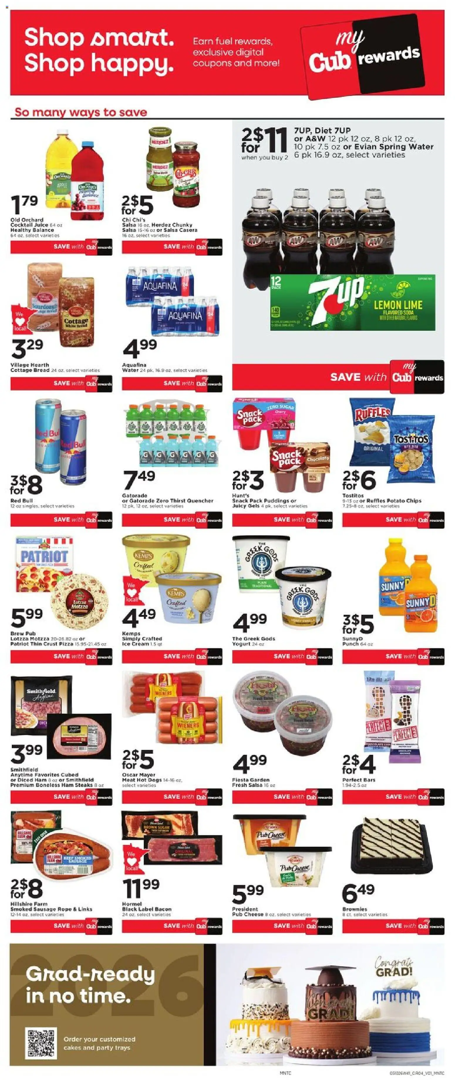Cub Foods Weekly Ad - valid from 10.05.2026 | Page: 6 | Products: Chocolate, Chips, Sugar, Hot Dogs