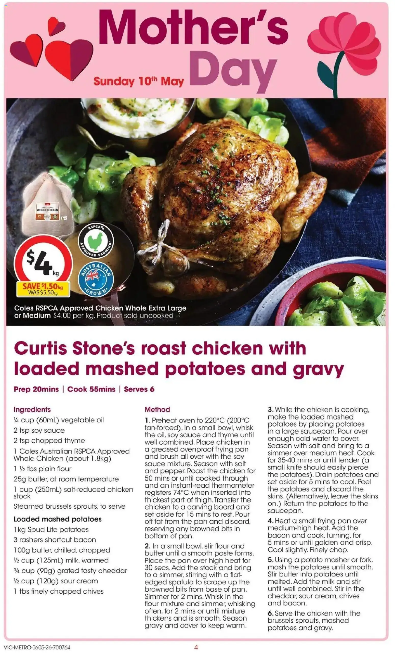 Coles catalogue - valid from 05.05.2026 | Page: 4 | Products: Bacon, Brush, Flour, Oven