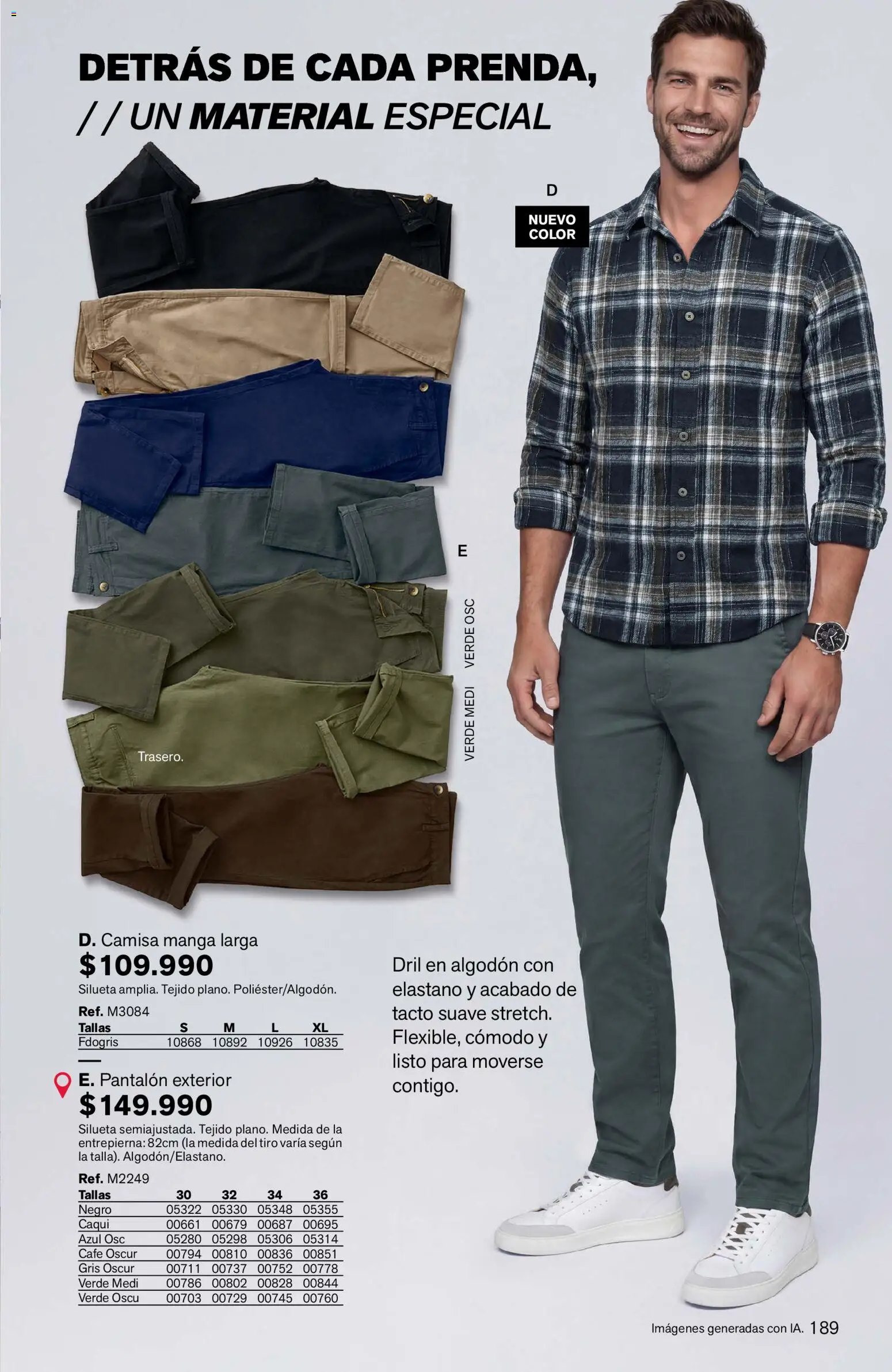 Leonisa revista - valida desde el 01/10/2026 | Página: 189 | Productos: Caqui, Algodón, Camisa, Café