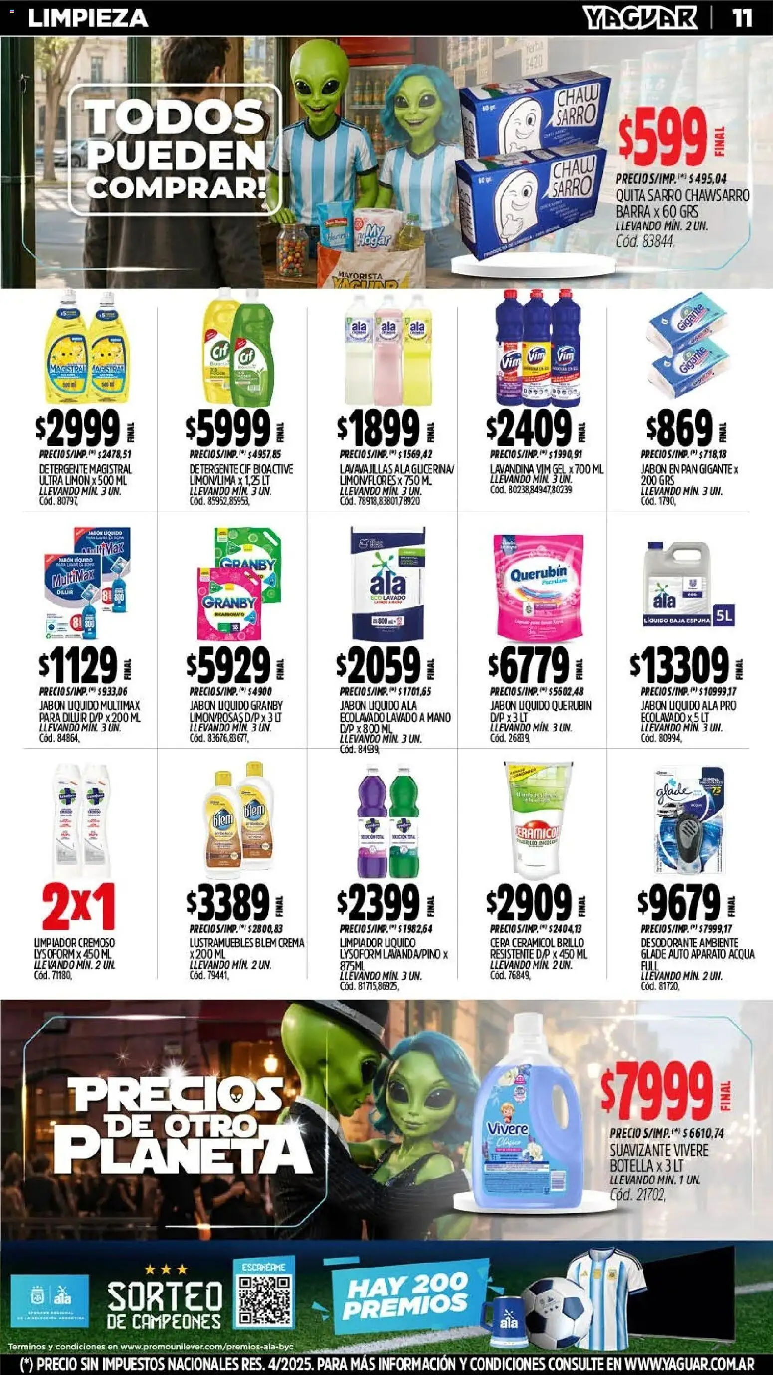 Yaguar - Oferta Semanal Mar del Plata │ válido desde el 06/07/2026 | Página: 12 | Productos: Brillo, Desodorante, Espuma, Crema