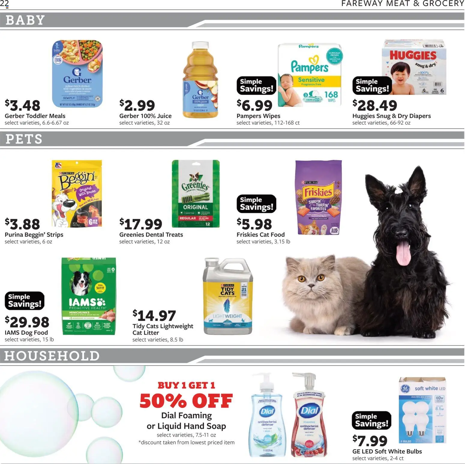 Fareway Weekly Ad - valid from 08/10/2026 | Page: 22 | Products: Berries, Dog Food, Juice, Rice