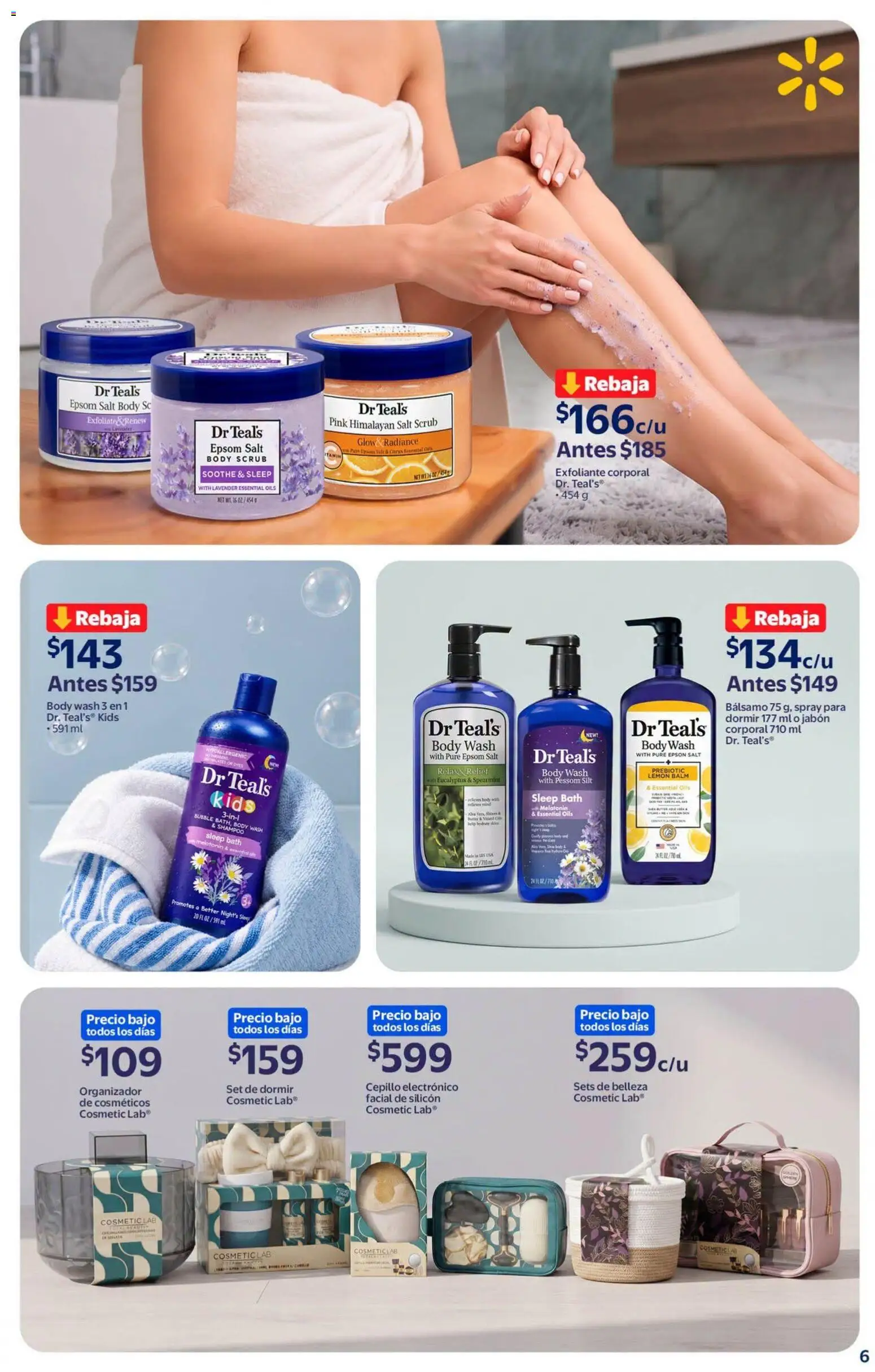 Nuevas ofertas de Walmart Express válidas en toda la República Mexicana desde el 18/09/2026. ¡Encuentra las mejores ofertas en Walmart Express folleto Belleza que inspira todos los días! | Página: 6 | Productos: Flores, Exfoliante corporal, Bálsamo, Jabón