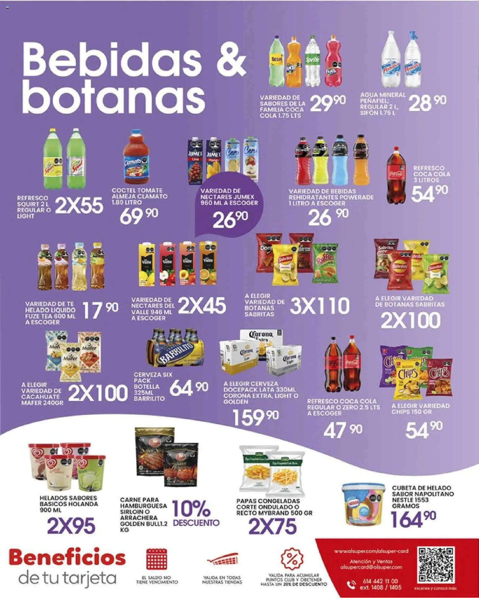 Nuevas ofertas de Alsuper válidas en toda la República Mexicana desde el 15.05.2026. ¡Encuentra las mejores ofertas en Alsuper folleto Durango! | Página: 7 | Productos: Cacahuate, Tomate, Cerveza, Botella