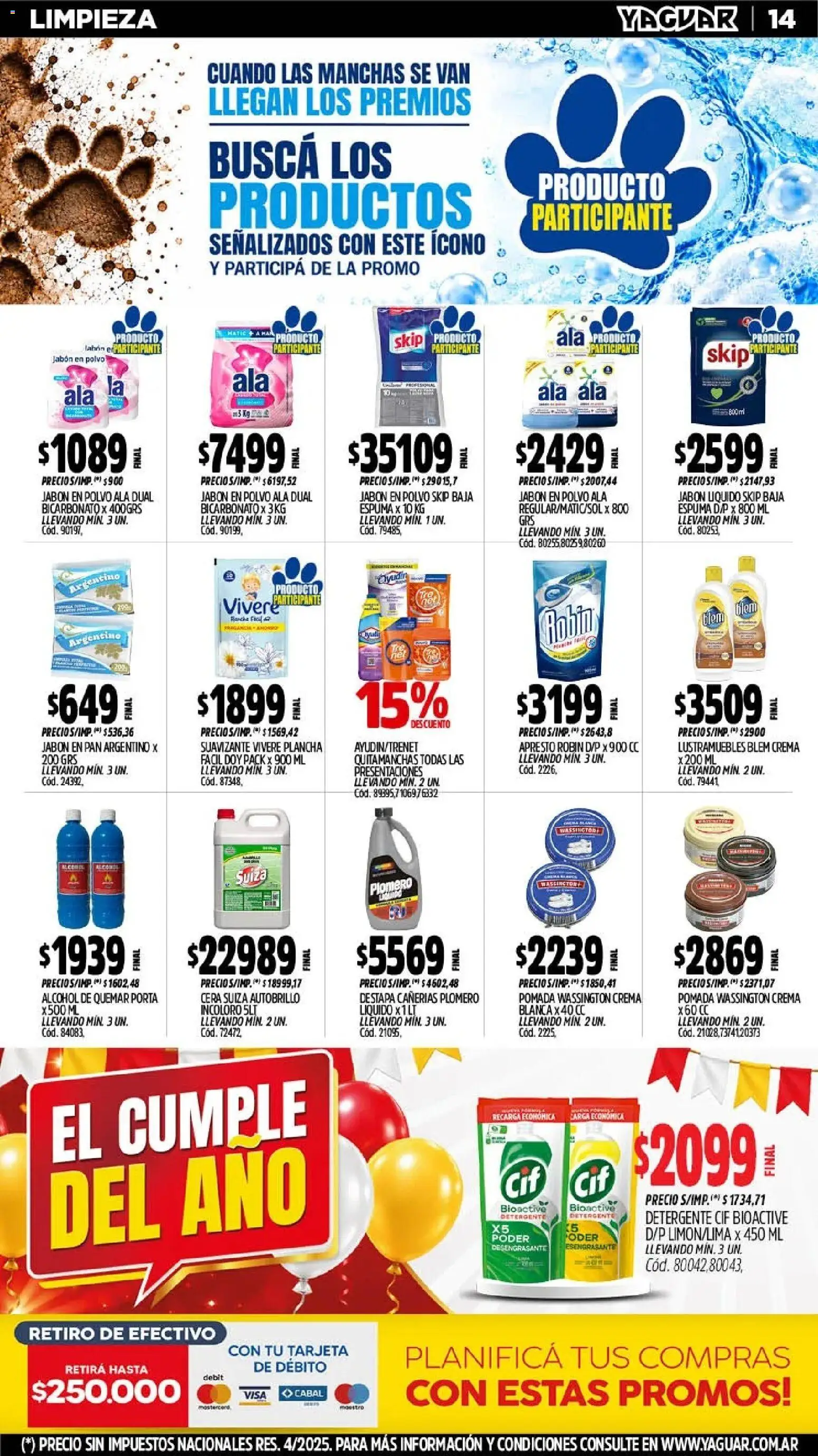 Yaguar - Oferta Semanal Córdoba │ válido desde el 19/10/2026 | Página: 16