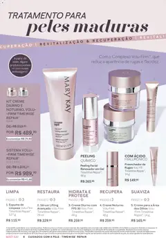 Mary Kay - Catálogo Maio 2026 - Pré-Visualização do folheto da loja Mary Kay, válido de 01.05.2026 | Página: 8 | Produtos: Feijão, Sérum, Creme