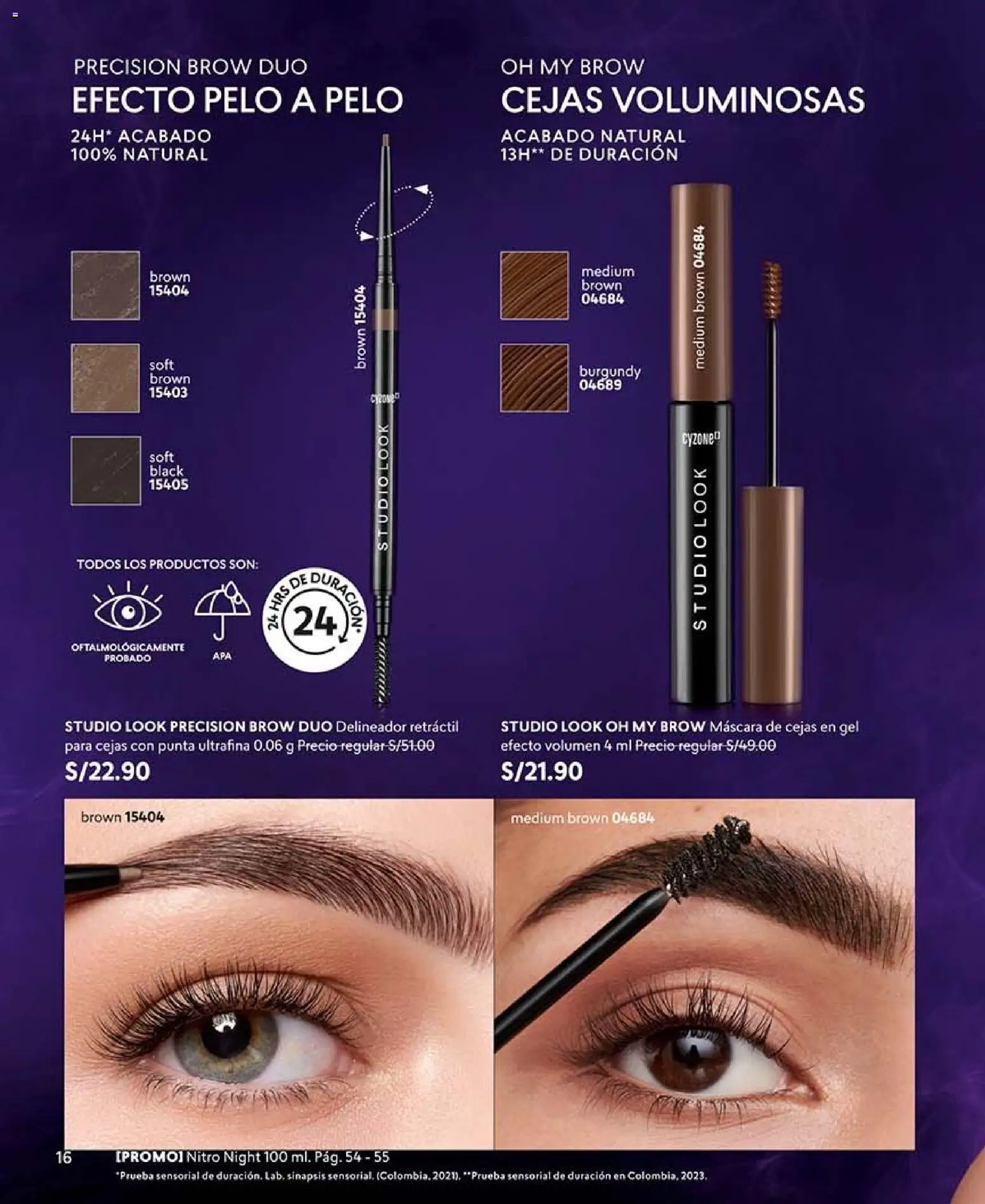 Catálogo CyZone válido desde 09/09/2026 | Página: 16 | Productos: Máscara, Delineador