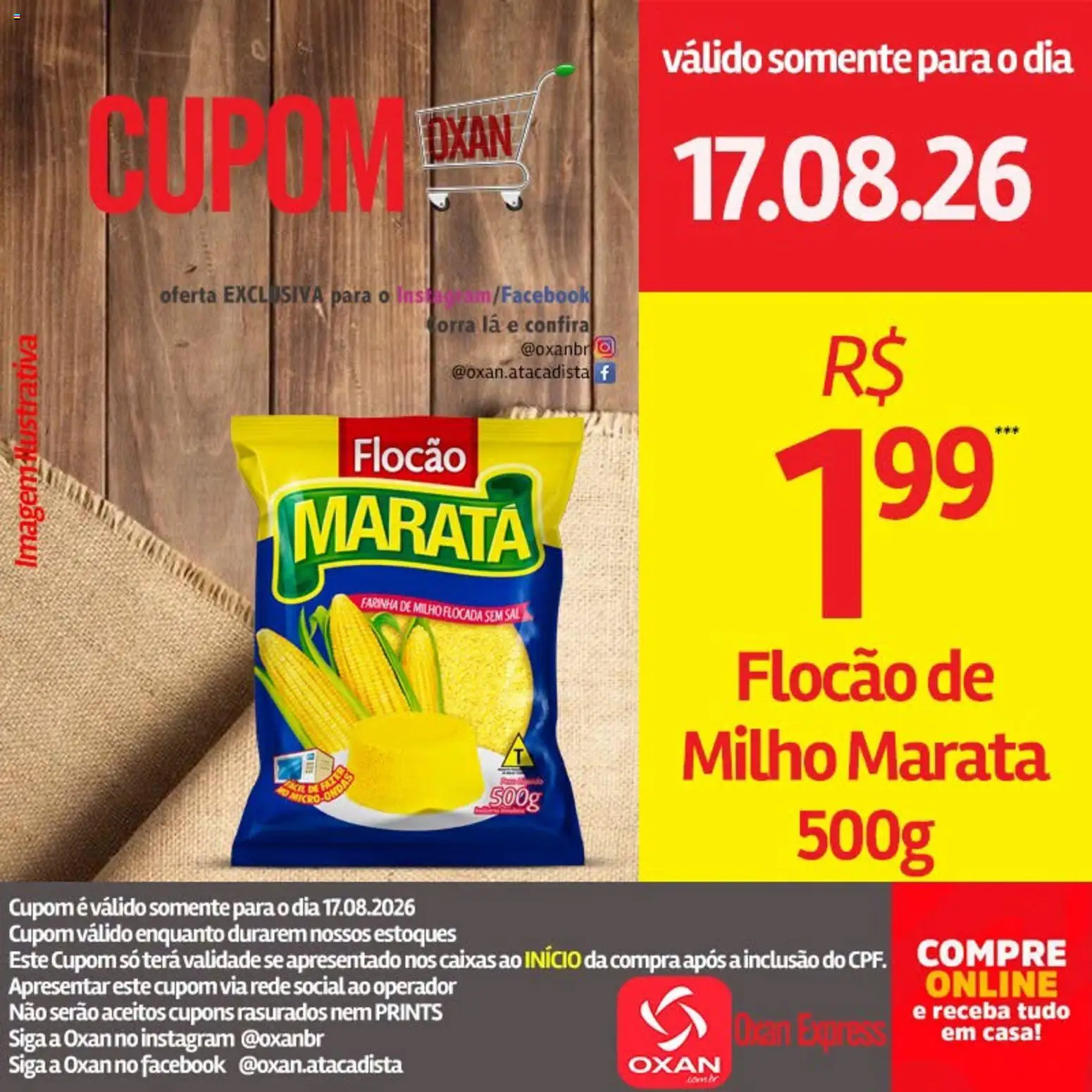 Oxan Atacadista Folheto - válido de 17/08/2026 | Página: 22 | Produtos: Farinha, Sal, Milho