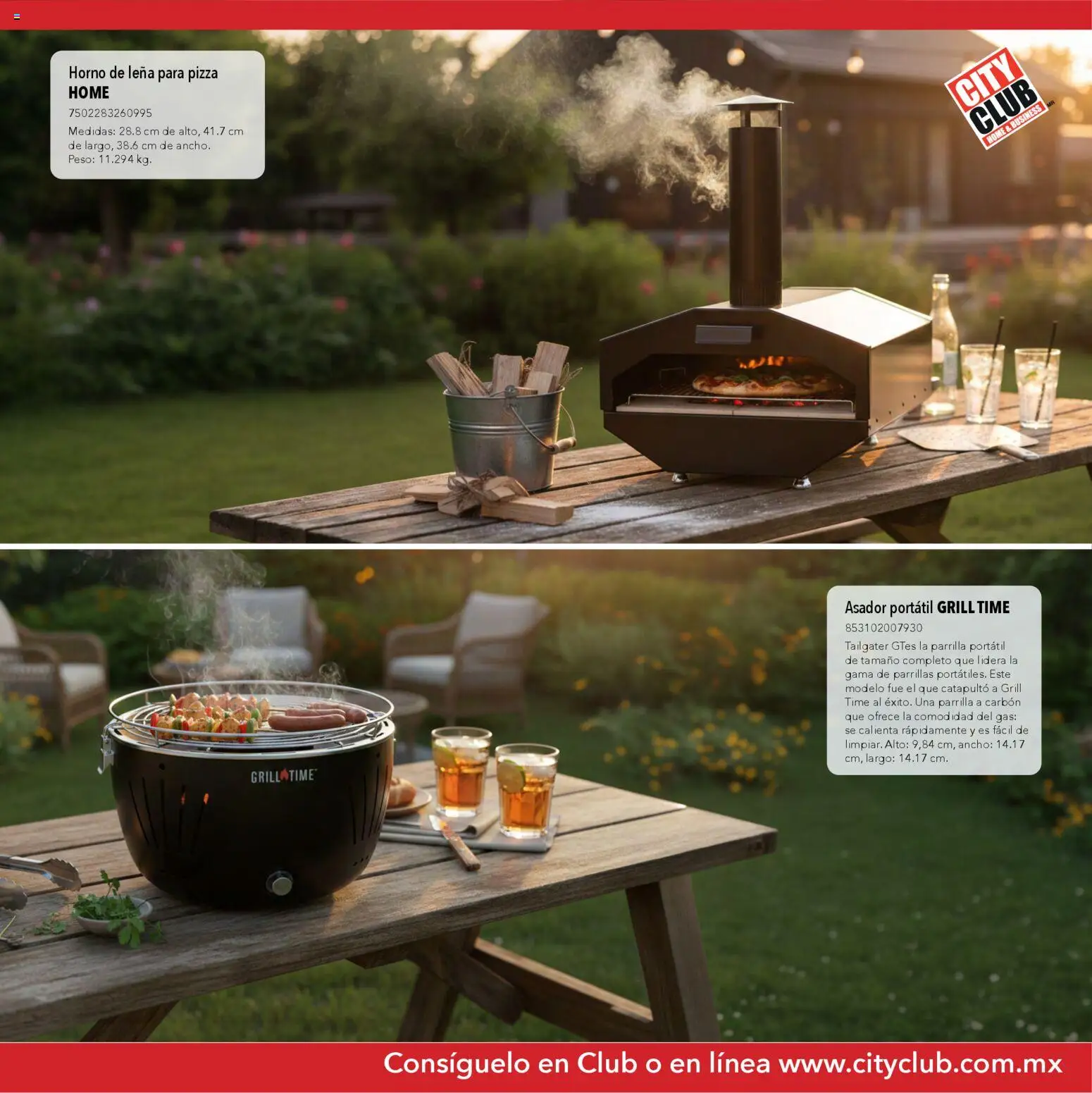 Nuevas ofertas de City Club válidas en toda la República Mexicana desde el 13.03.2026. ¡Encuentra las mejores ofertas en City Club Catálogo de muebles! | Página: 13 | Productos: Horno, Pizza, Parrilla