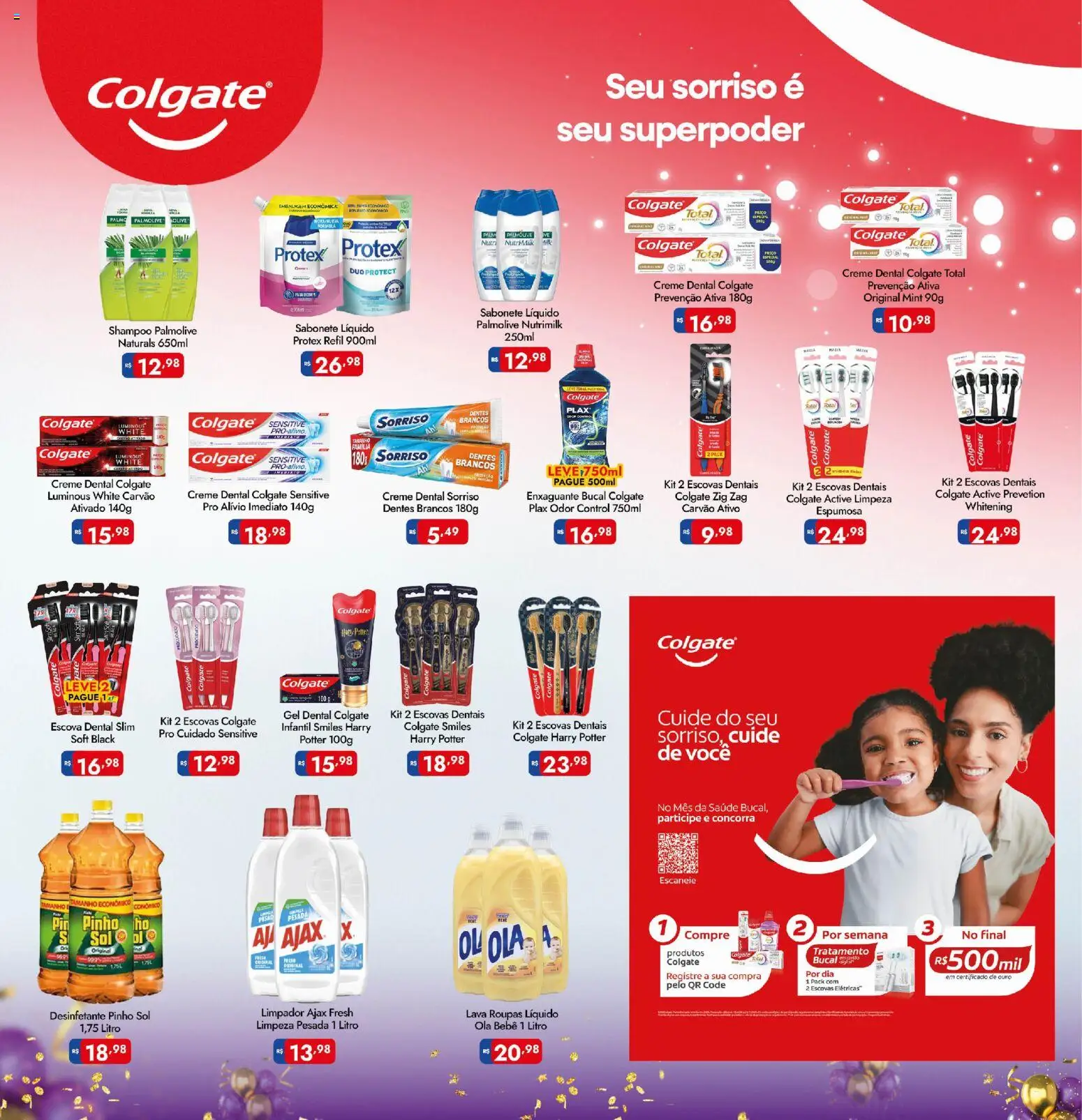 Supermercados Rondon Folheto - válido de 21/09/2026 | Página: 6 | Produtos: Shampoo, Enxaguante bucal, Creme, Sabonete