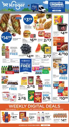 Preview of Kroger weekly ads valid from 07/29/2026