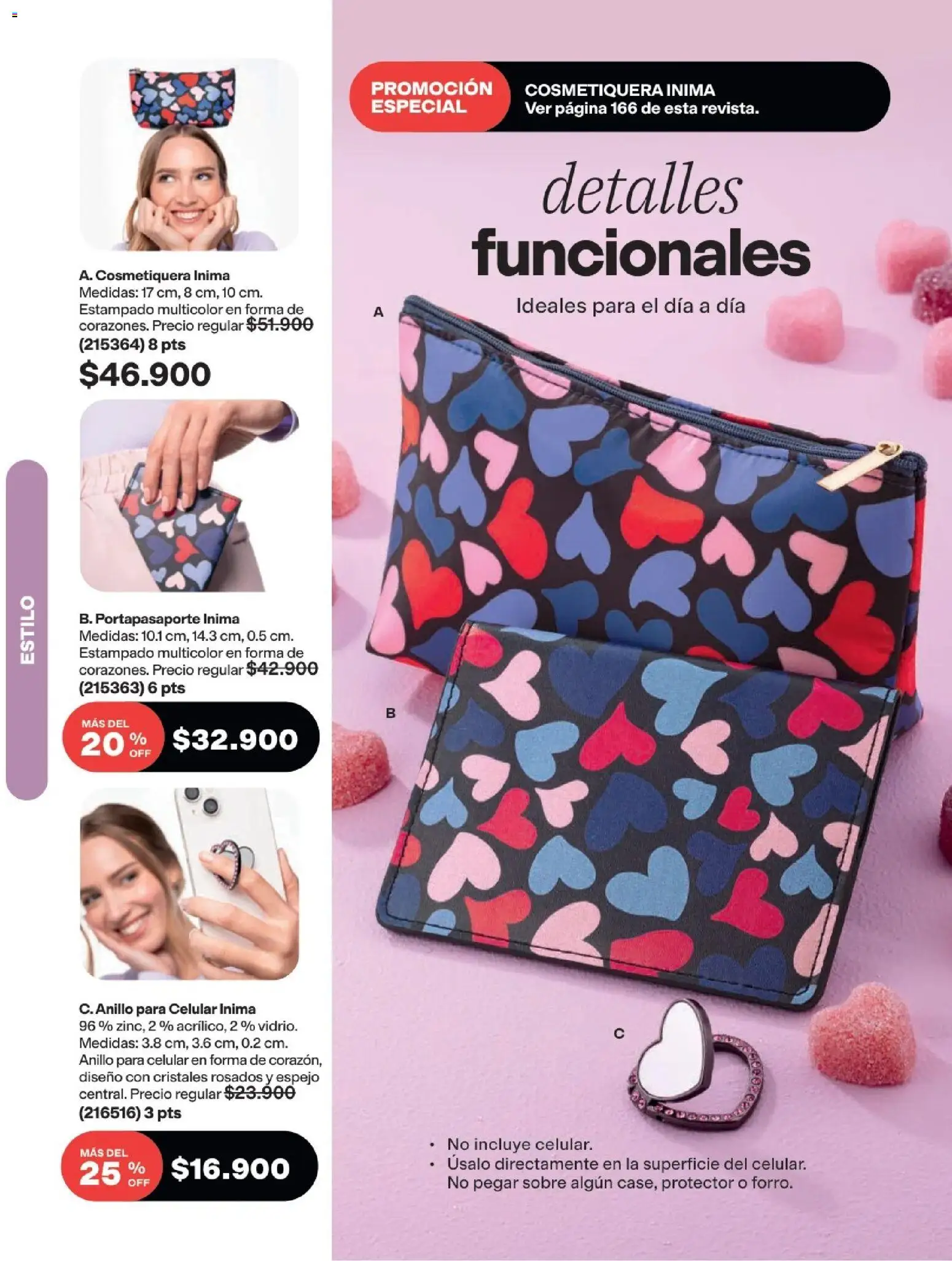 Avon revista - valida desde el 29/07/2026 | Página: 180 | Productos: Anillo, Sobre, Espejo