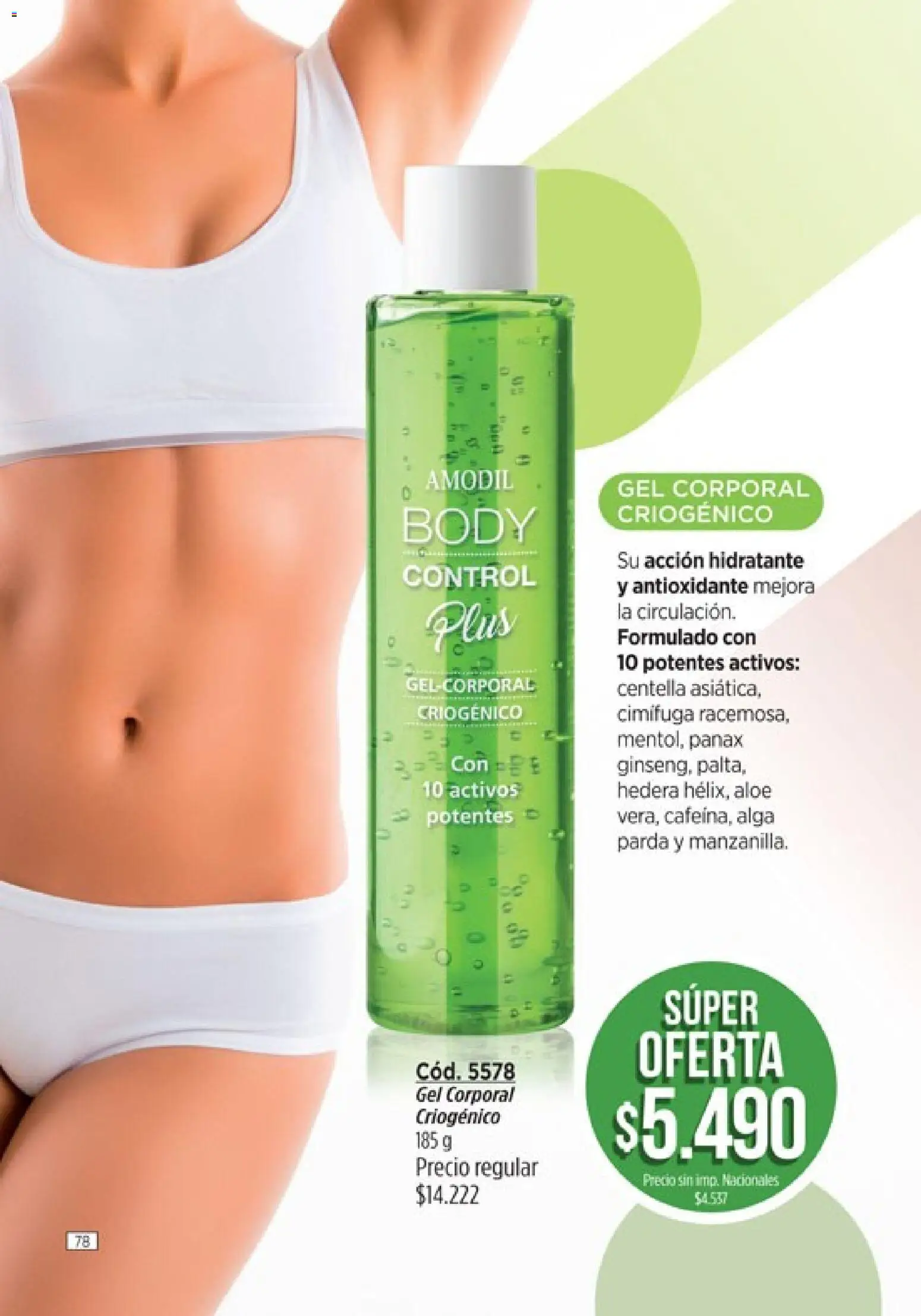 Amodil - Campaña 10 │ válido desde el 01.06.2026 | Página: 78 | Productos: Body, Gel corporal