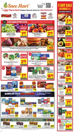 Preview of Save Mart weekly ads valid from 09/30/2026 | Page: 1