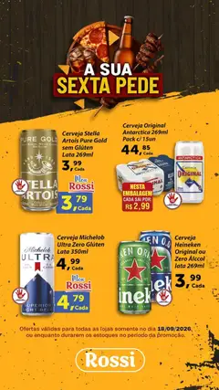 Rossi Supermercados ofertas Sexta - Pré-Visualização do folheto da loja Rossi Supermercados, válido de 18/09/2026