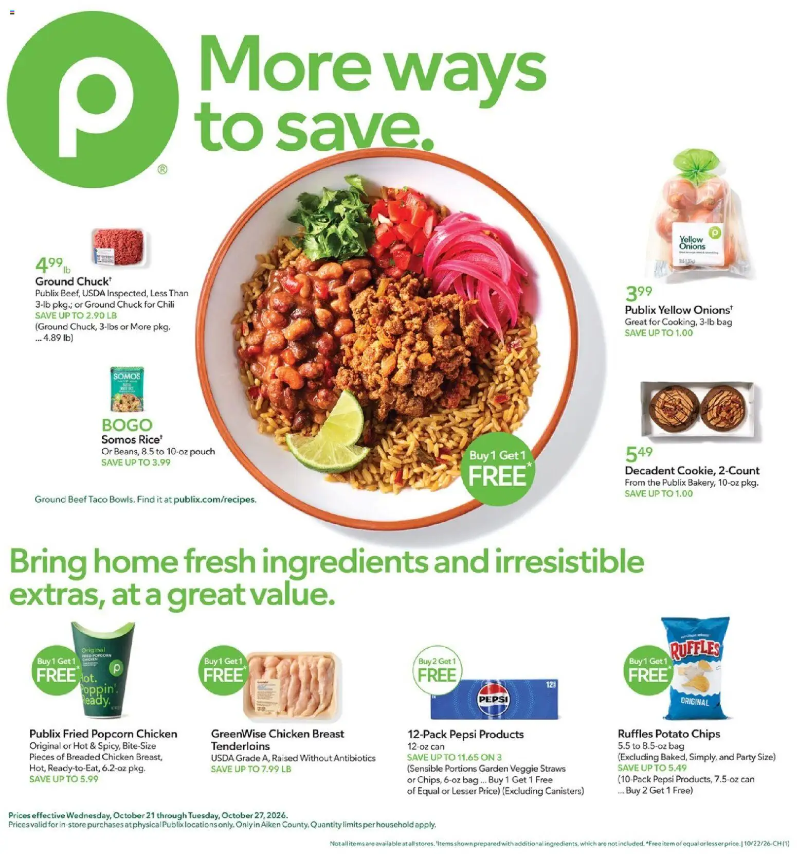Publix Weekly Ad - valid from 10/21/2026 | Page: 1