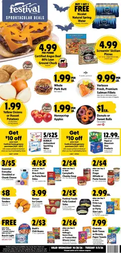 Preview of Festival Foods weekly ads valid from 10/28/2026