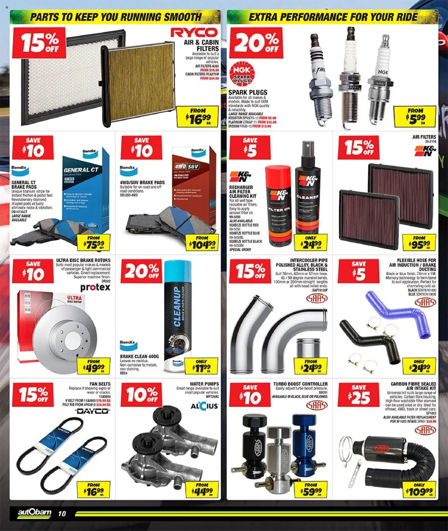 Autobarn catalogue - valid from 30/09/2026 | Page: 10 | Products: Water, Suit, Belt, Fan