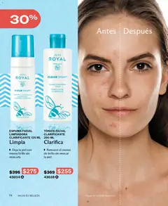 Vista previa de JAFRA catálogo, nuevo folleto de la tienda, válido en México a partir del 01.05.2026 | Página: 74 | Productos: Brillo, Espuma, Toner