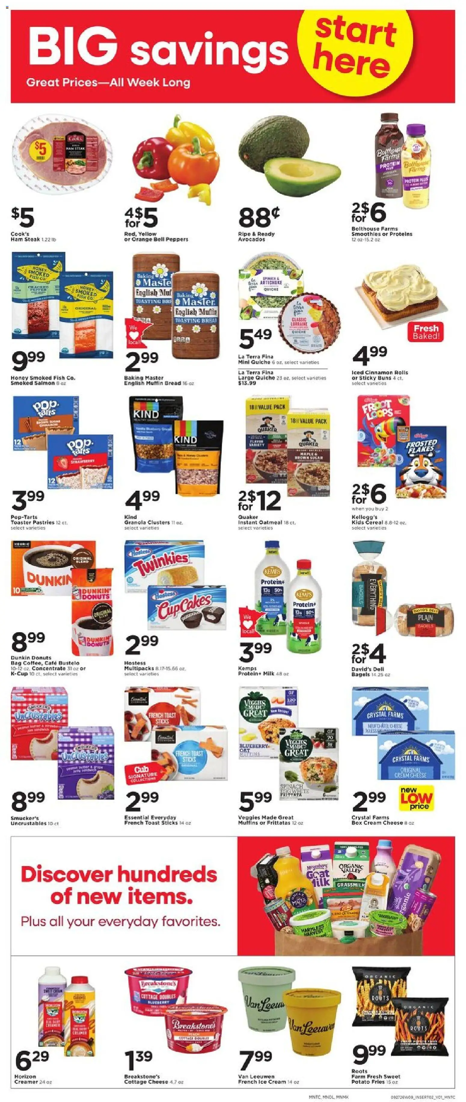Cub Foods Weekly Ad - valid from 09/27/2026 | Page: 6 | Products: Protein, Sugar, Pastries, Smoked fish