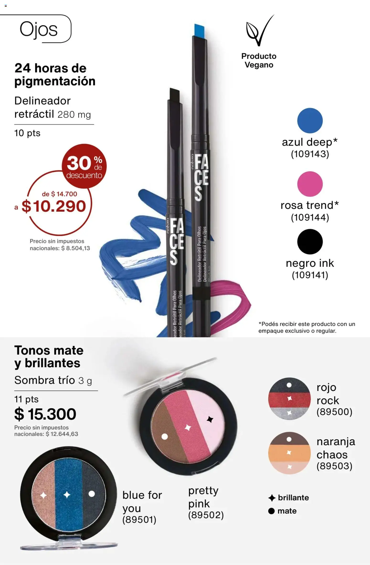 Catálogo Natura Ciclo 3 │ válido desde el 09/02/2026 | Página: 130 | Productos: Mate, Sombra, Delineador