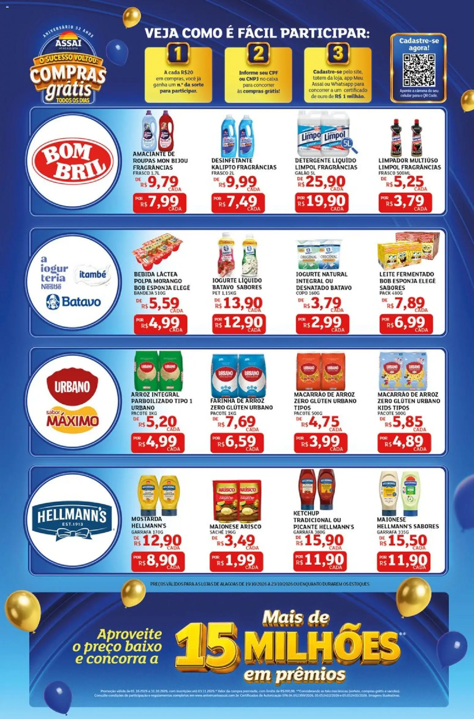 Assaí Atacadista Folheto - válido de 19/10/2026 | Página: 3