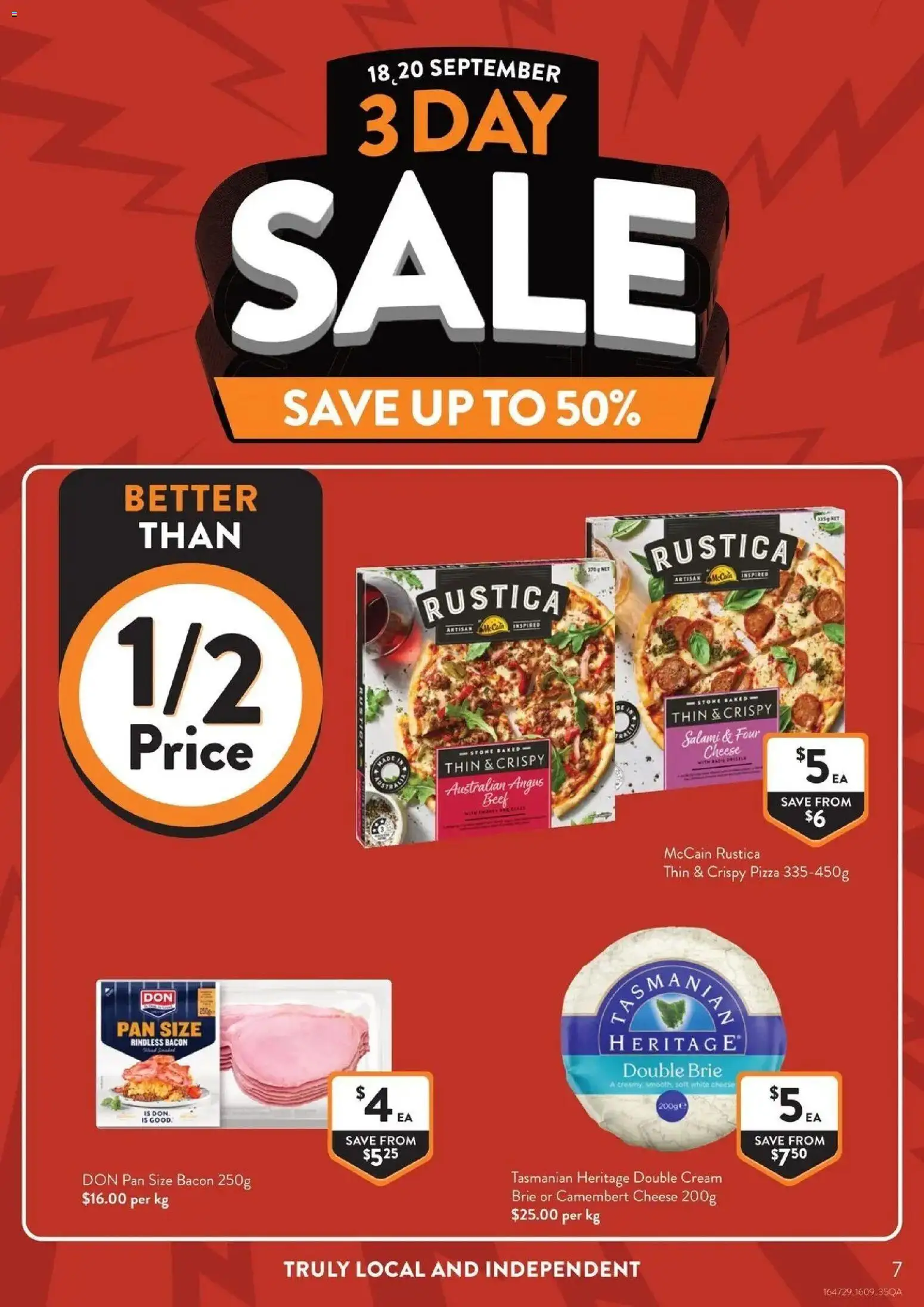 Foodworks catalogue - valid from 16/09/2026 | Page: 7 | Products: Cheese, Pizza, Beef, White cheese