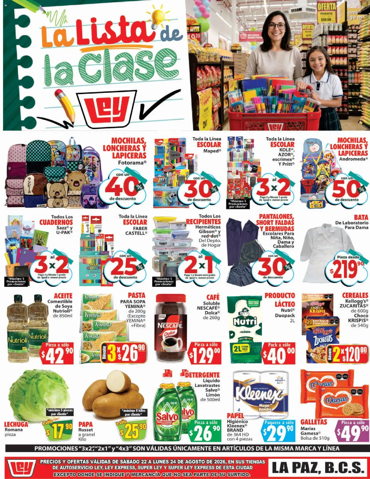 Nuevas ofertas de Casa Ley válidas en toda la República Mexicana desde el 22/08/2026. ¡Encuentra las mejores ofertas en Casa Ley folleto Autoservicio! | Página: 2 | Productos: Limón, Aceite, Café, Short