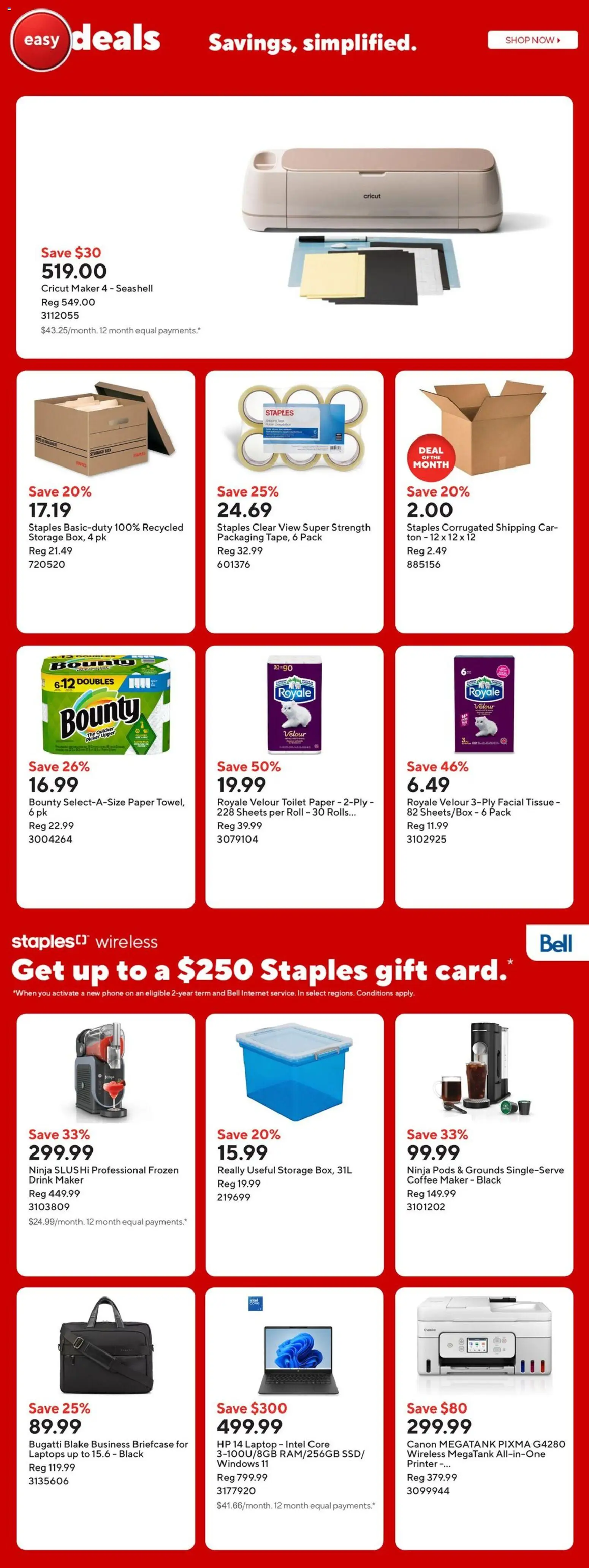 Staples flyer valid from Oct 30, 2026 | Page: 3