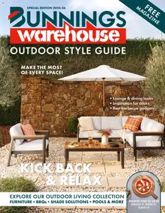 Bunnings Warehouse Outdoor Style Guide preview  - valid from 25 Aug 2025