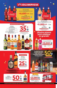Olímpica catálogo -  Vista previa de la revista de la tienda Olímpica valido desde el 29/07/2026 | Página: 5 | Productos: Agua, Gaseosa, Manzana, Caja