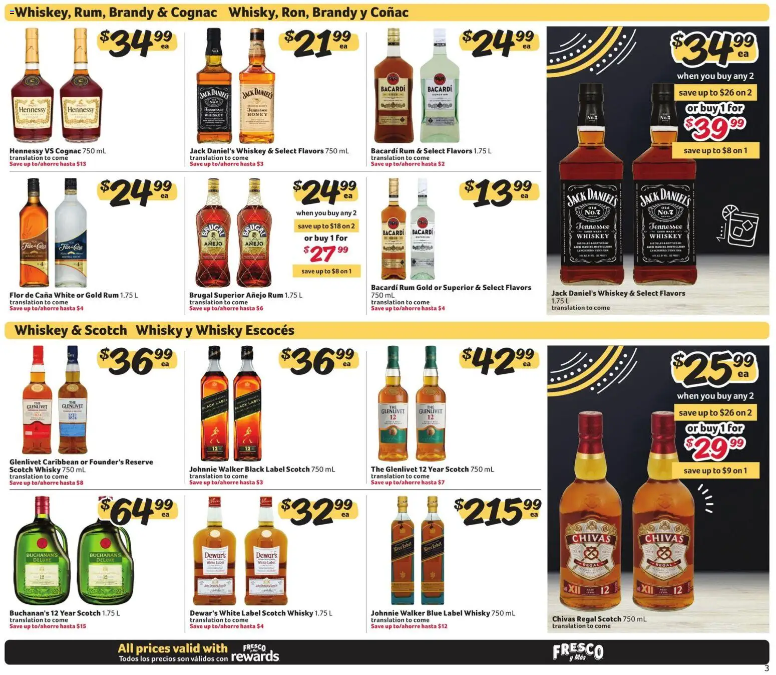 Fresco y Más Alcohol Flyer - valid from 27.04.2026 | Page: 3 | Products: Whiskey